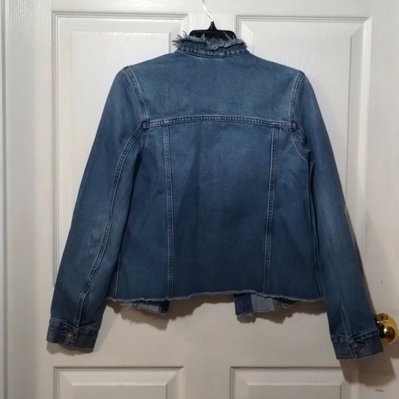 Frayed Denim Jacket - Picture 2 of 2